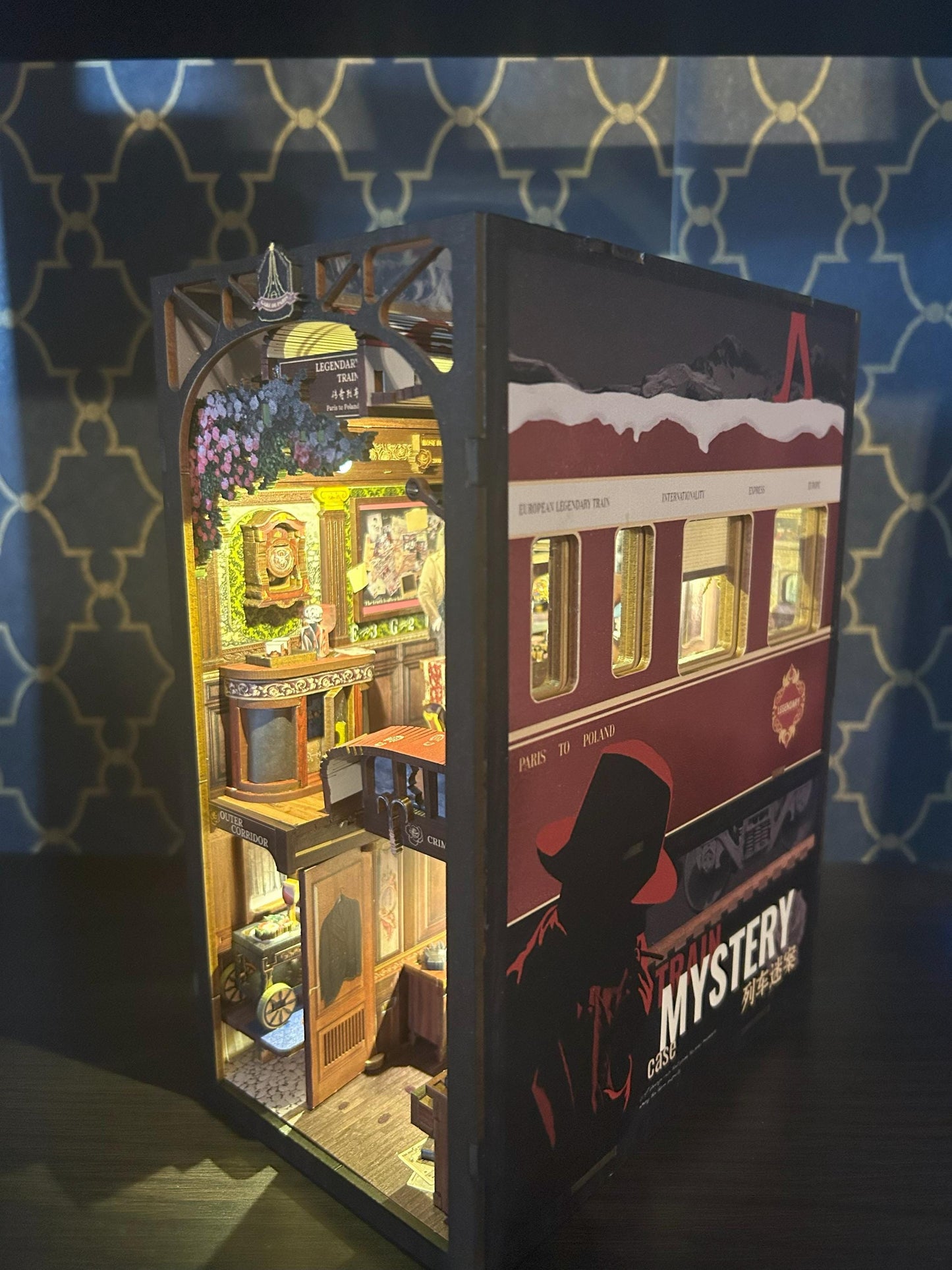 Train Mystery Case book nook!