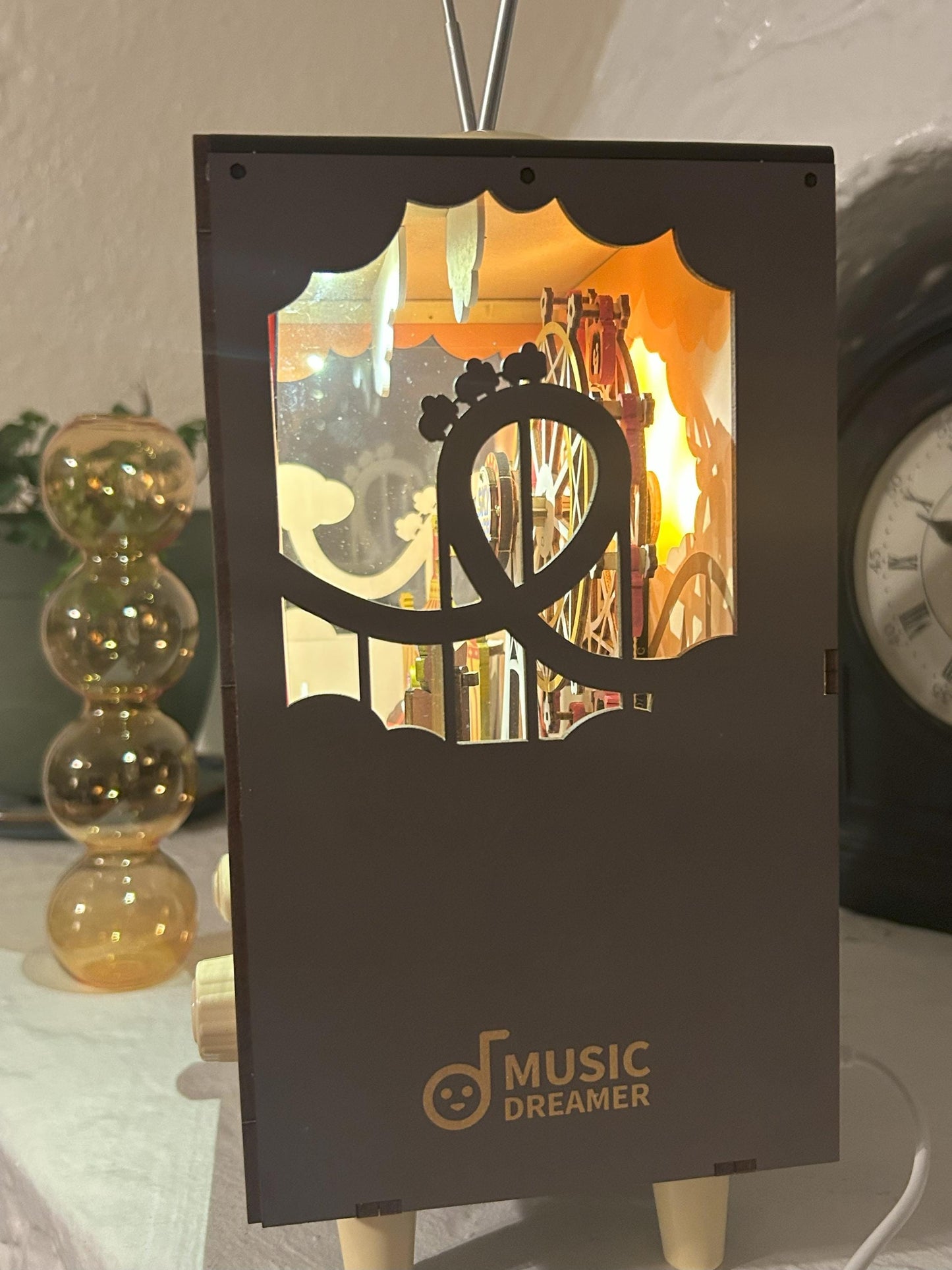 Assembled and Embellished Carnival Book Nook