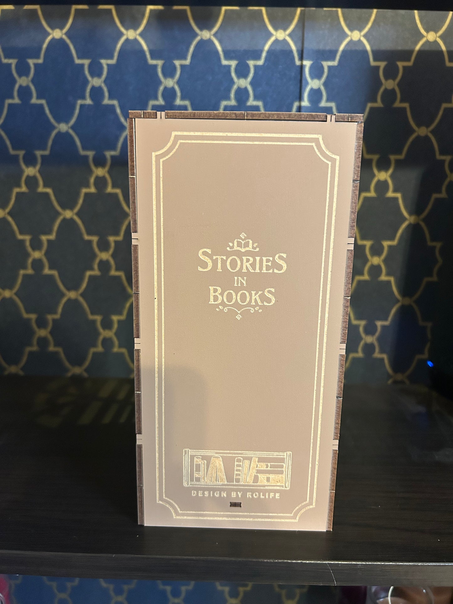 Shakespeare Themed Bookstore Fully Assembled Book Nook