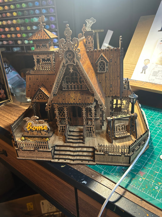 Cozy Cottage Model Fully Assembled.