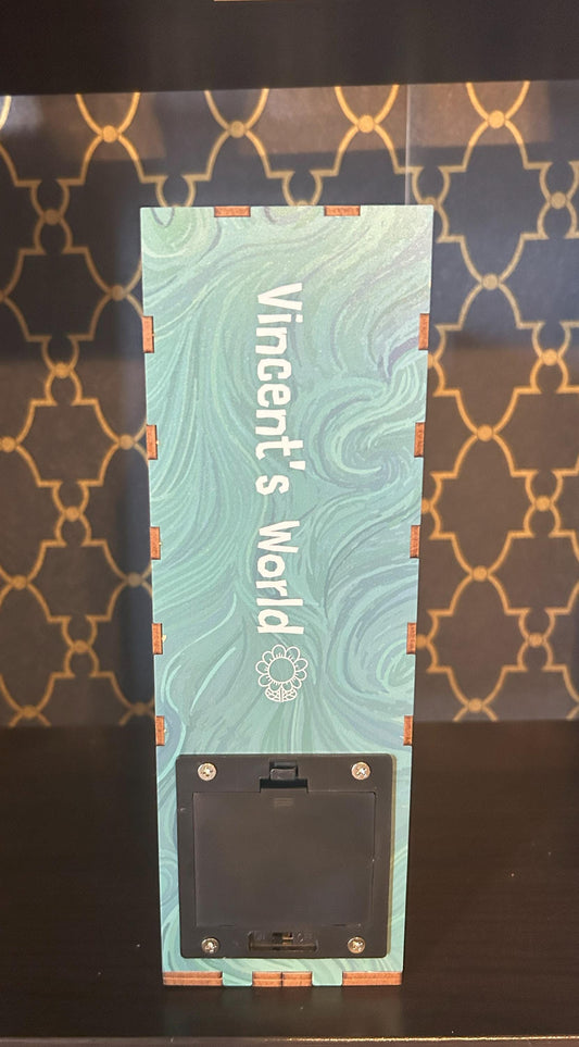 Assembled and Embellished Vincent Van Gogh Inspired Book Nook