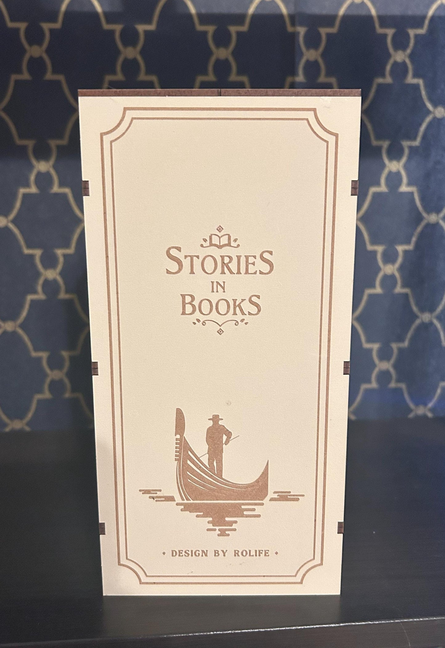 Assembled and Embellished Venice Italy Book Nook!