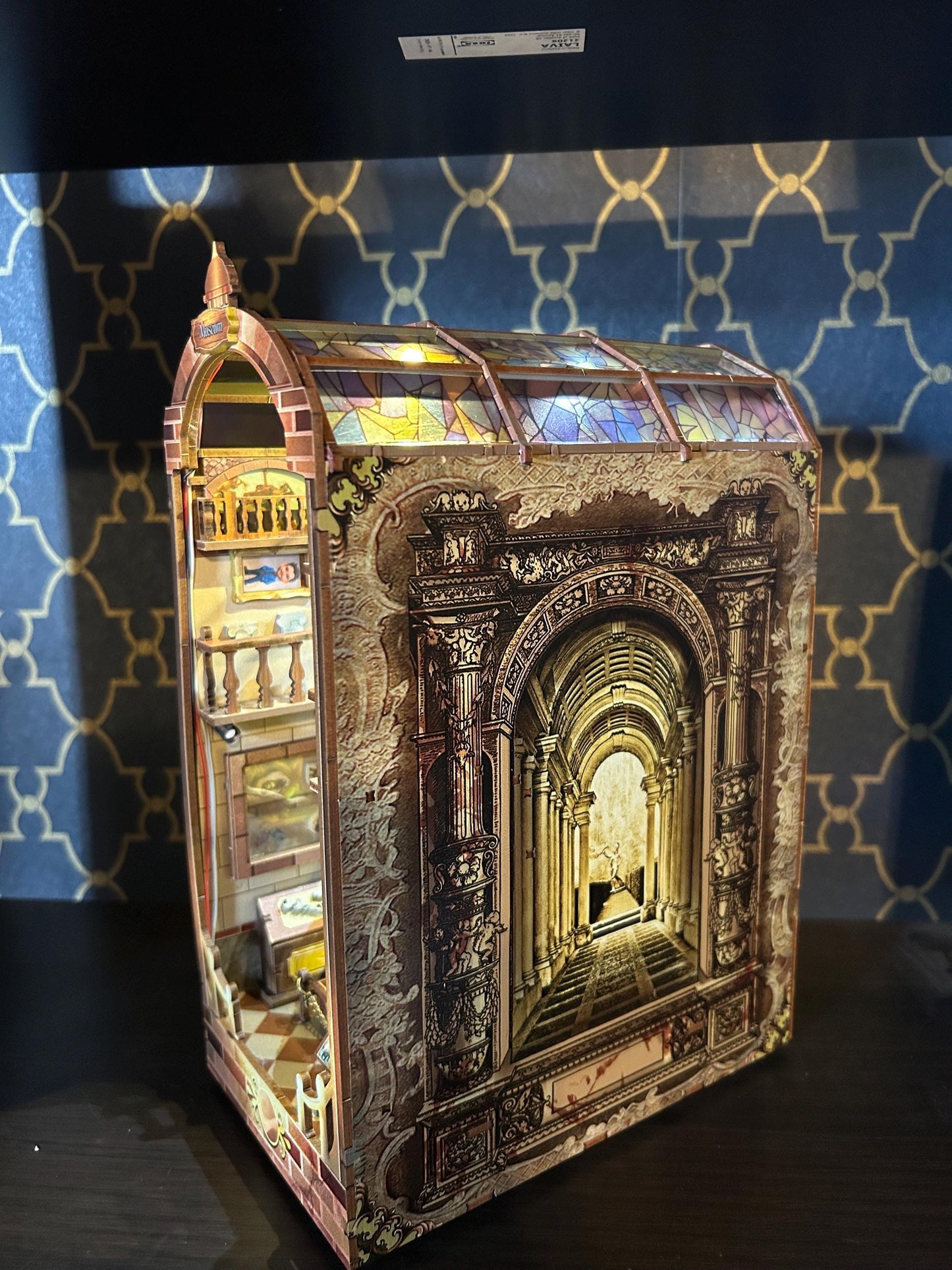 Assembled and Embellished Museum Book Nook