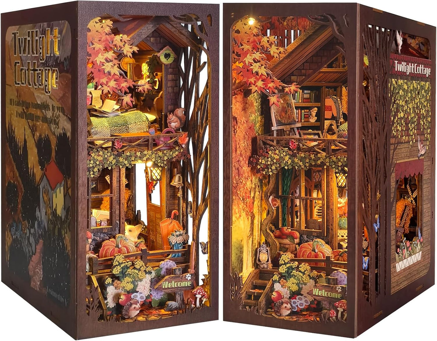 Fully Assembled and Embellished Twilight Cottage