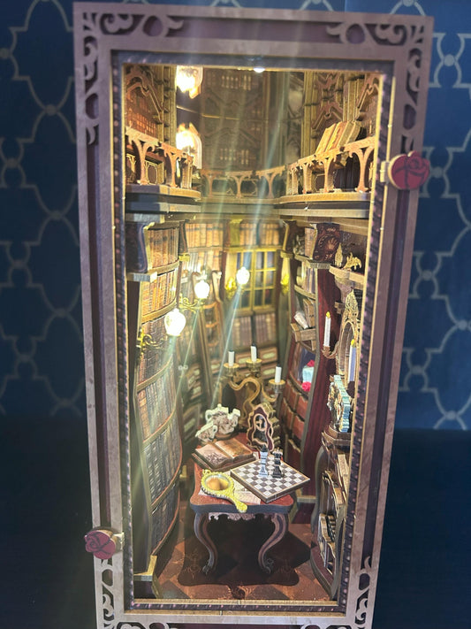 Assembled and Embellished Princess Themed Book Nook