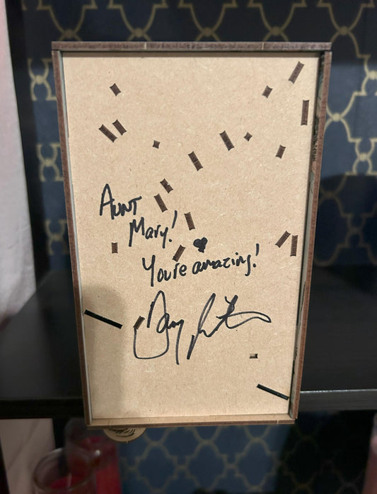 Assembled and Embellished Snowy Night Christmas Book Nook