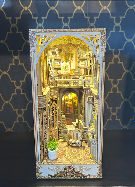 Assembled and Embellished 'Baroque Dreams' Book Nook