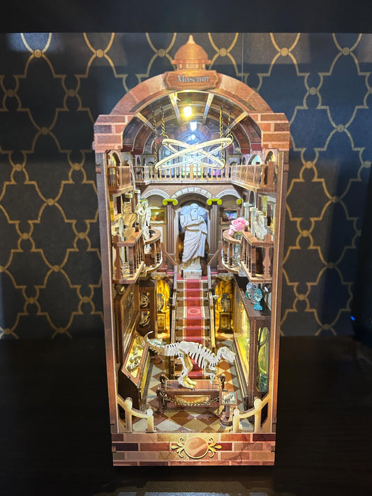 Assembled and Embellished Museum Book Nook