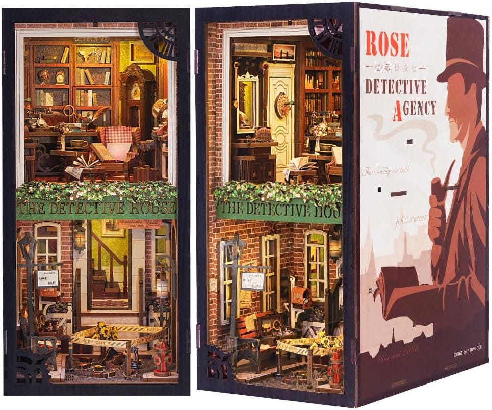 1950s inspired Detective Book Nook