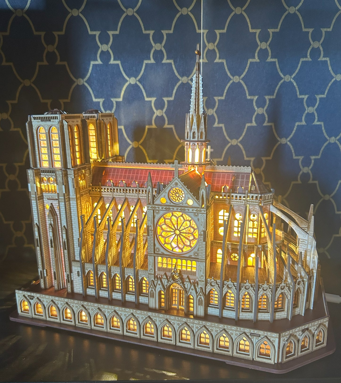 Fully Assembled Notre Dame Model