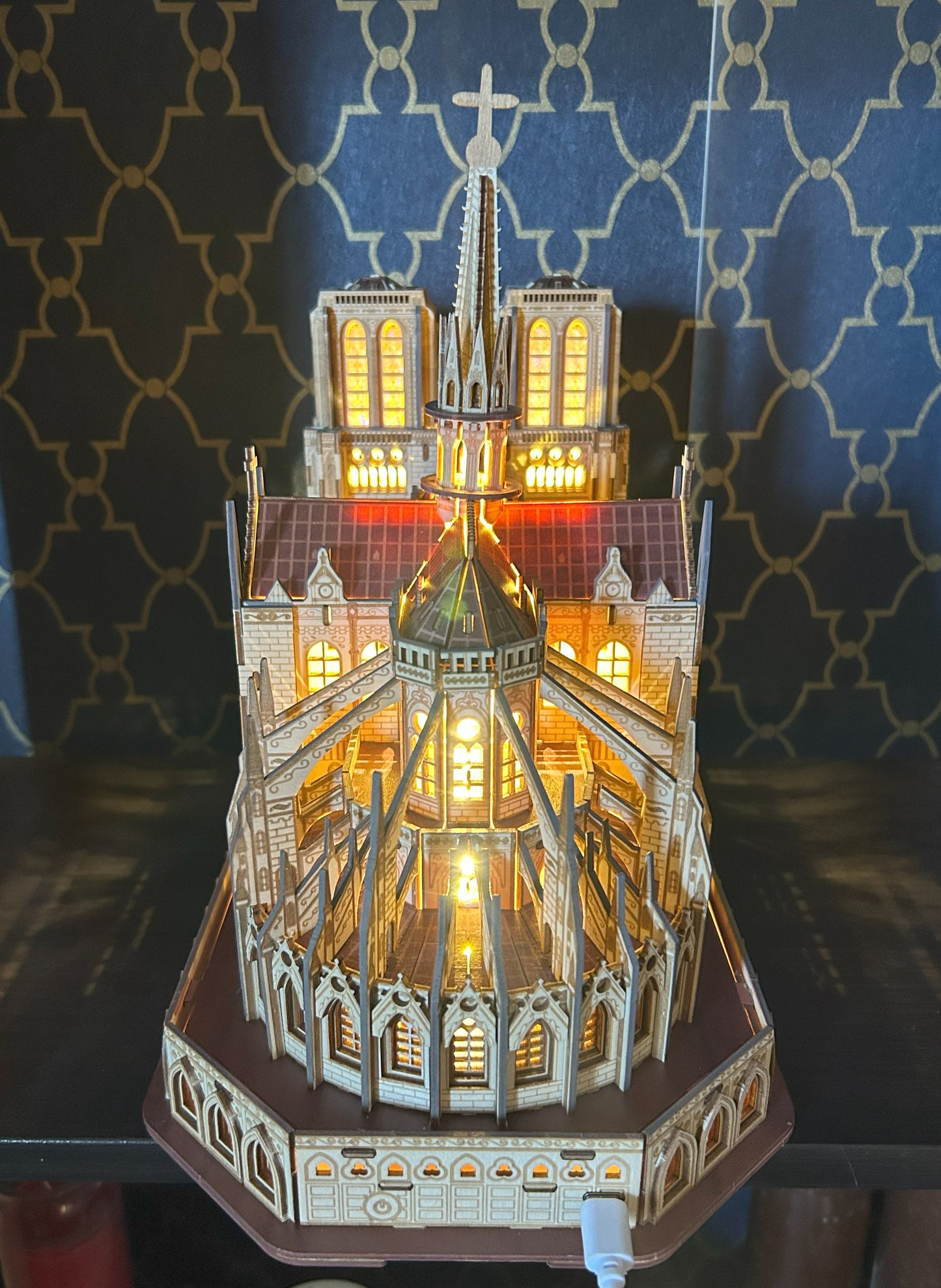 Fully Assembled Notre Dame Model