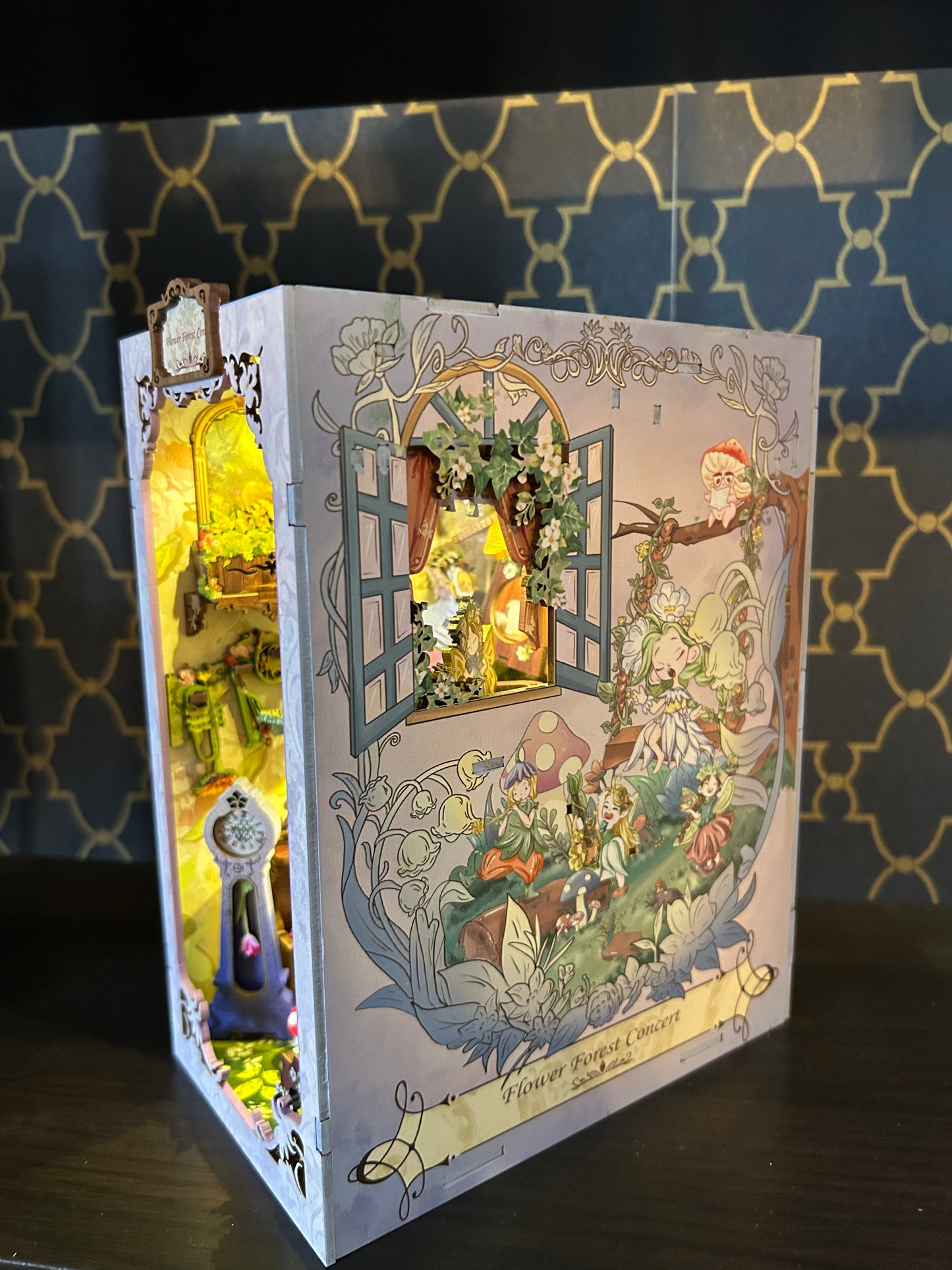 Fully Assembled and Embellished Fairy Concert in the Forest!