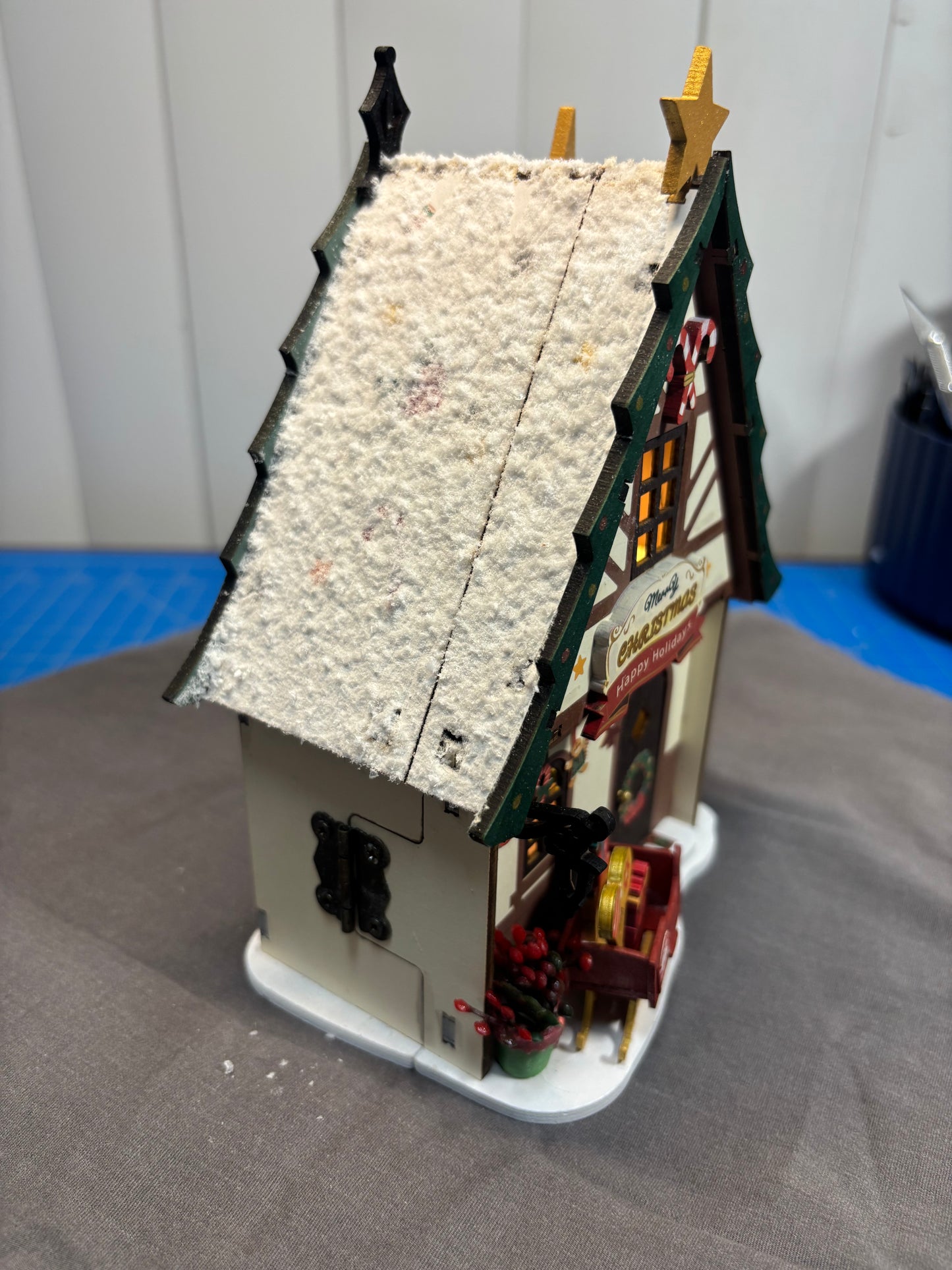Twinkling Christmas House