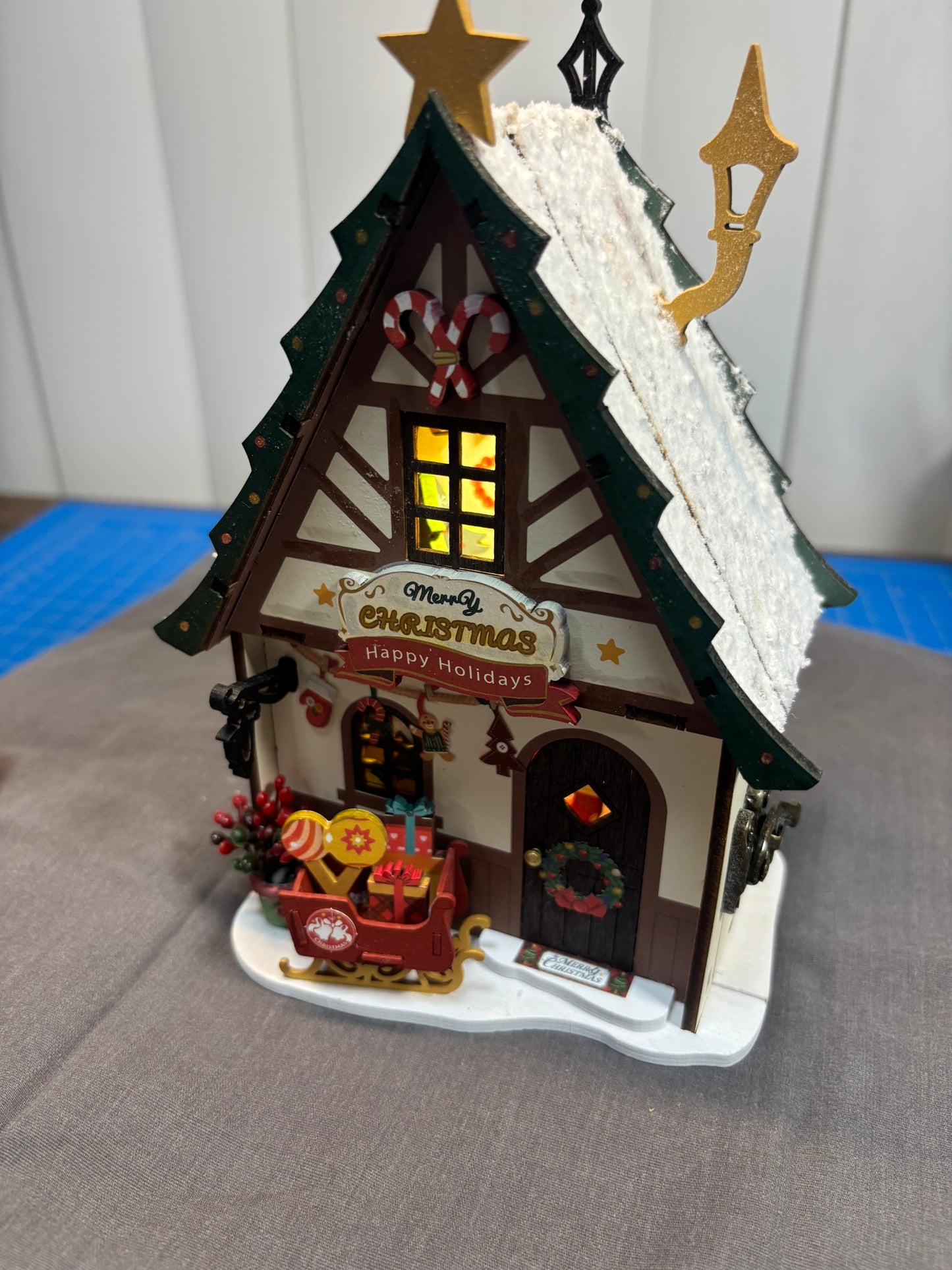Twinkling Christmas House