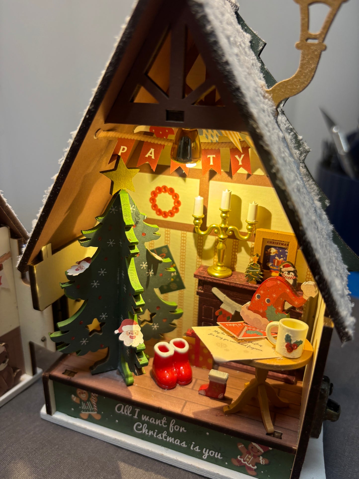 Twinkling Christmas House
