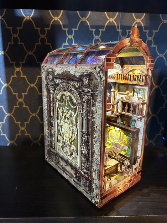 Assembled and Embellished Museum Book Nook