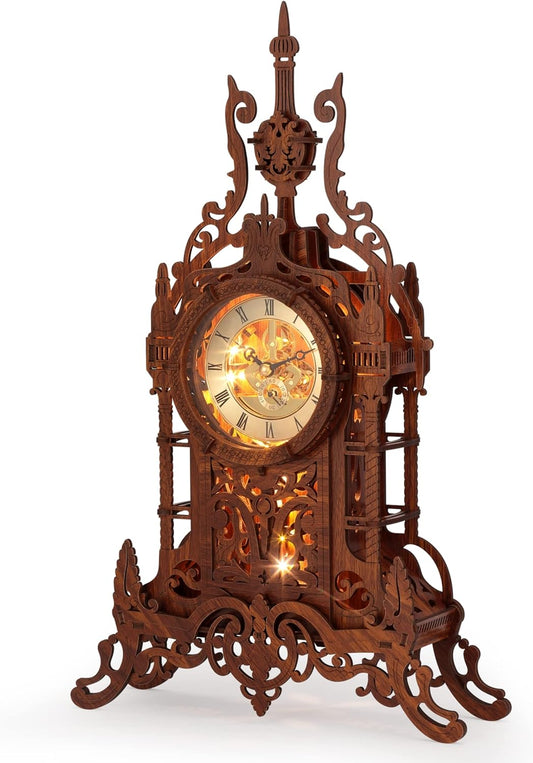 Fully Assembled Clock Tower Model with working Clock!