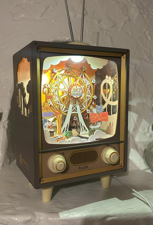 Assembled and Embellished Carnival Book Nook