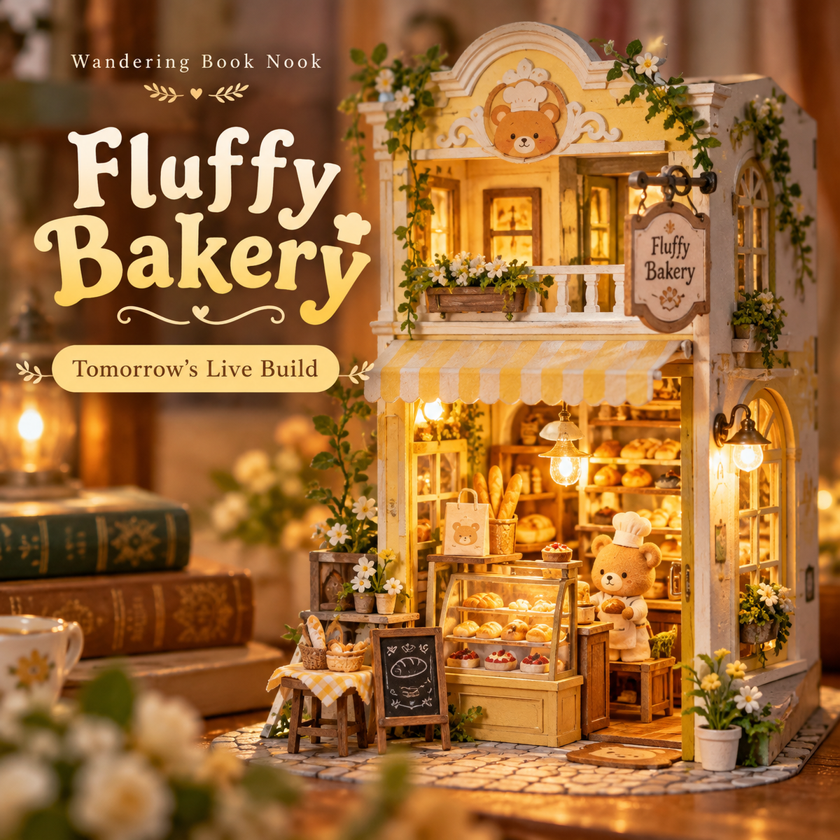 Fluffy Bakery Book Nook