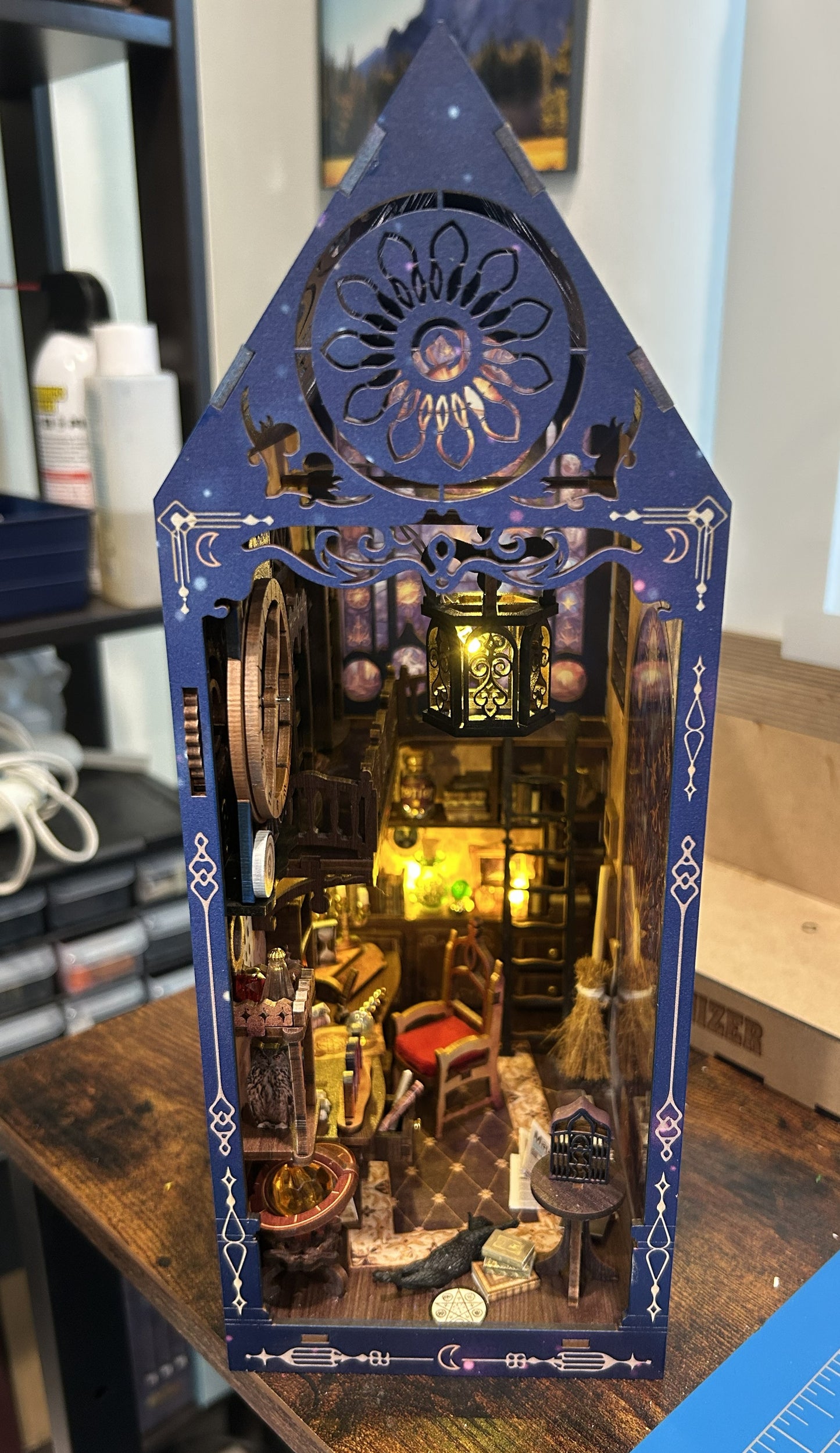 Fully Assembled and Embellished Wizard's Study
