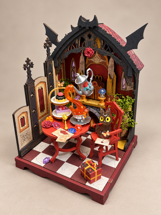 Rosa Salon Miniature House