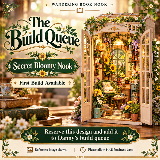 Secret Bloomy Nook Book Nook | First Build