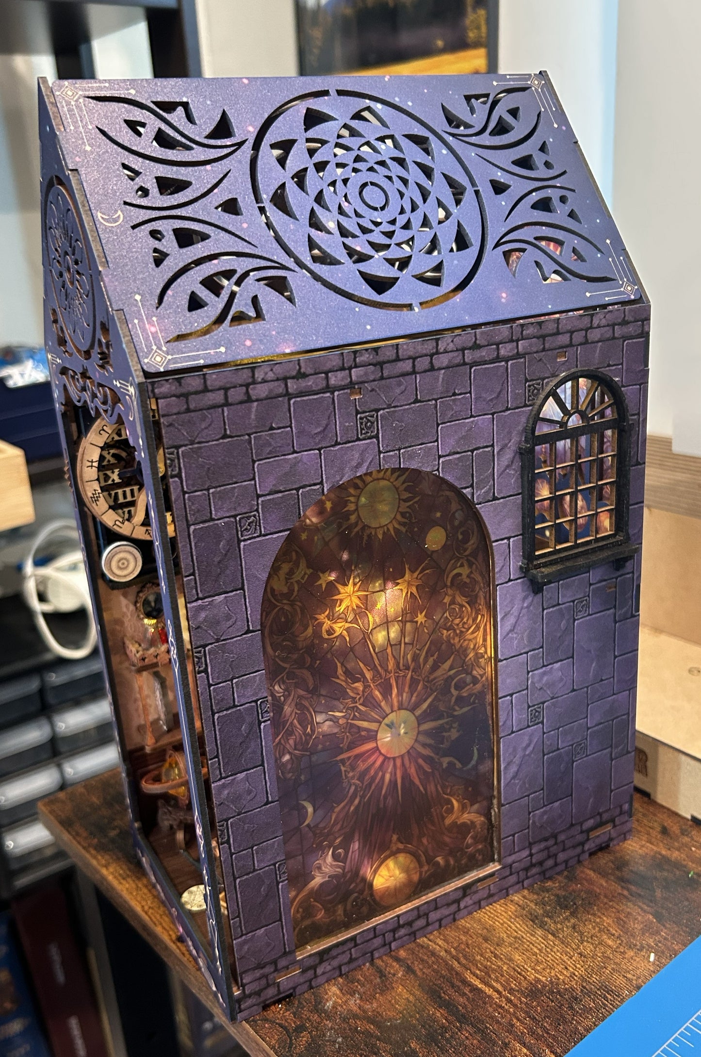 Fully Assembled and Embellished Wizard's Study