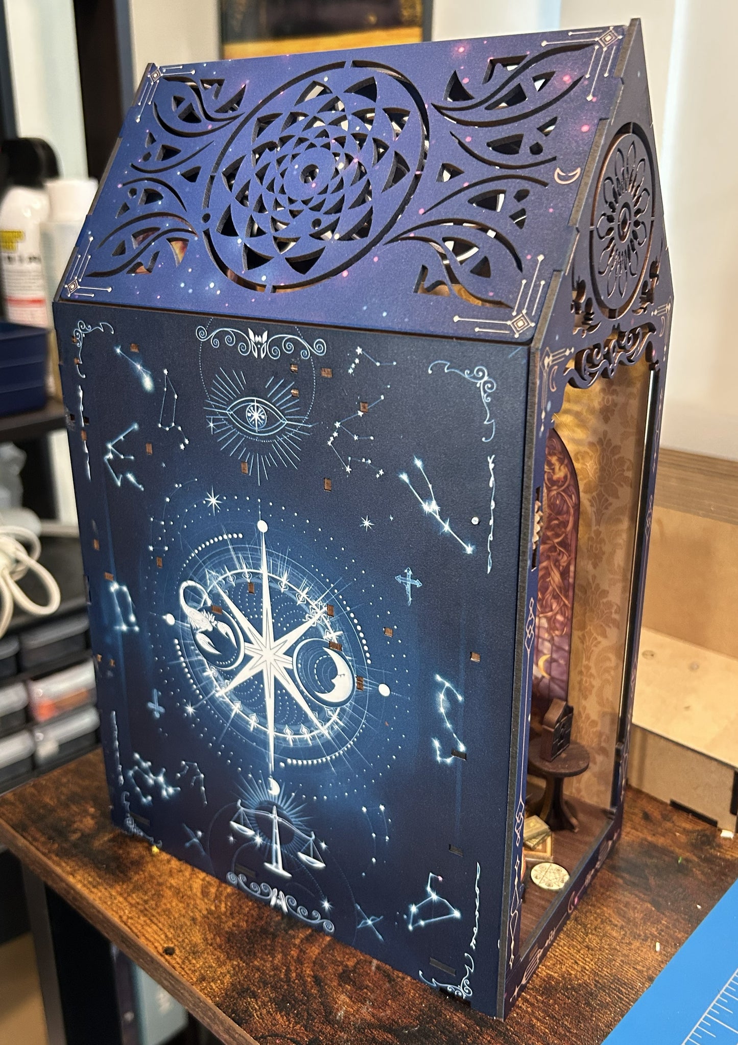 Fully Assembled and Embellished Wizard's Study