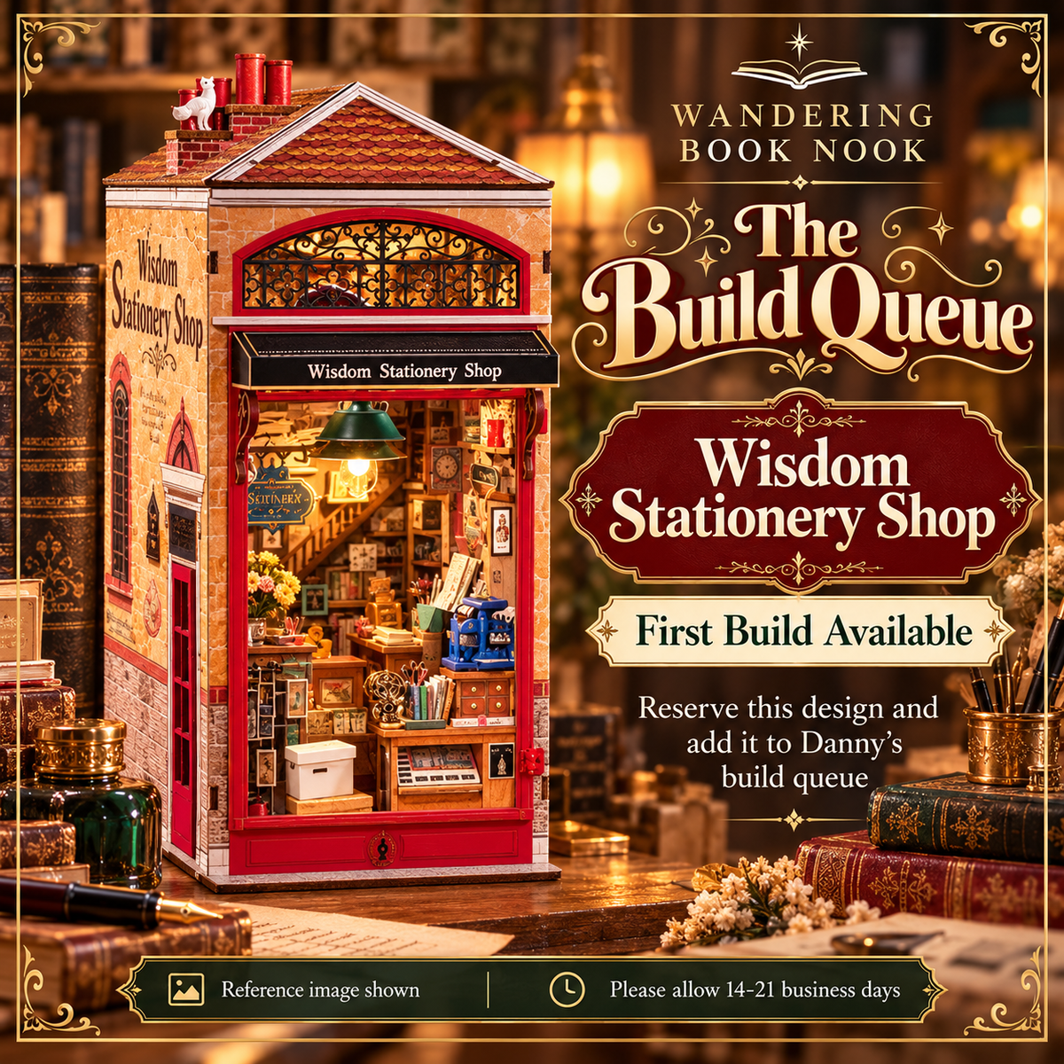 Wisdom Stationery Shop Book Nook | First Build