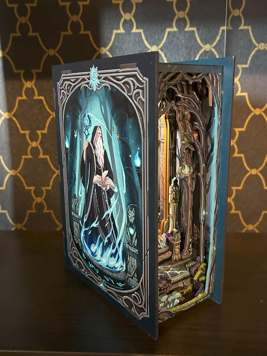 Assembled and Embellished Gate of Wonderland Book Nook