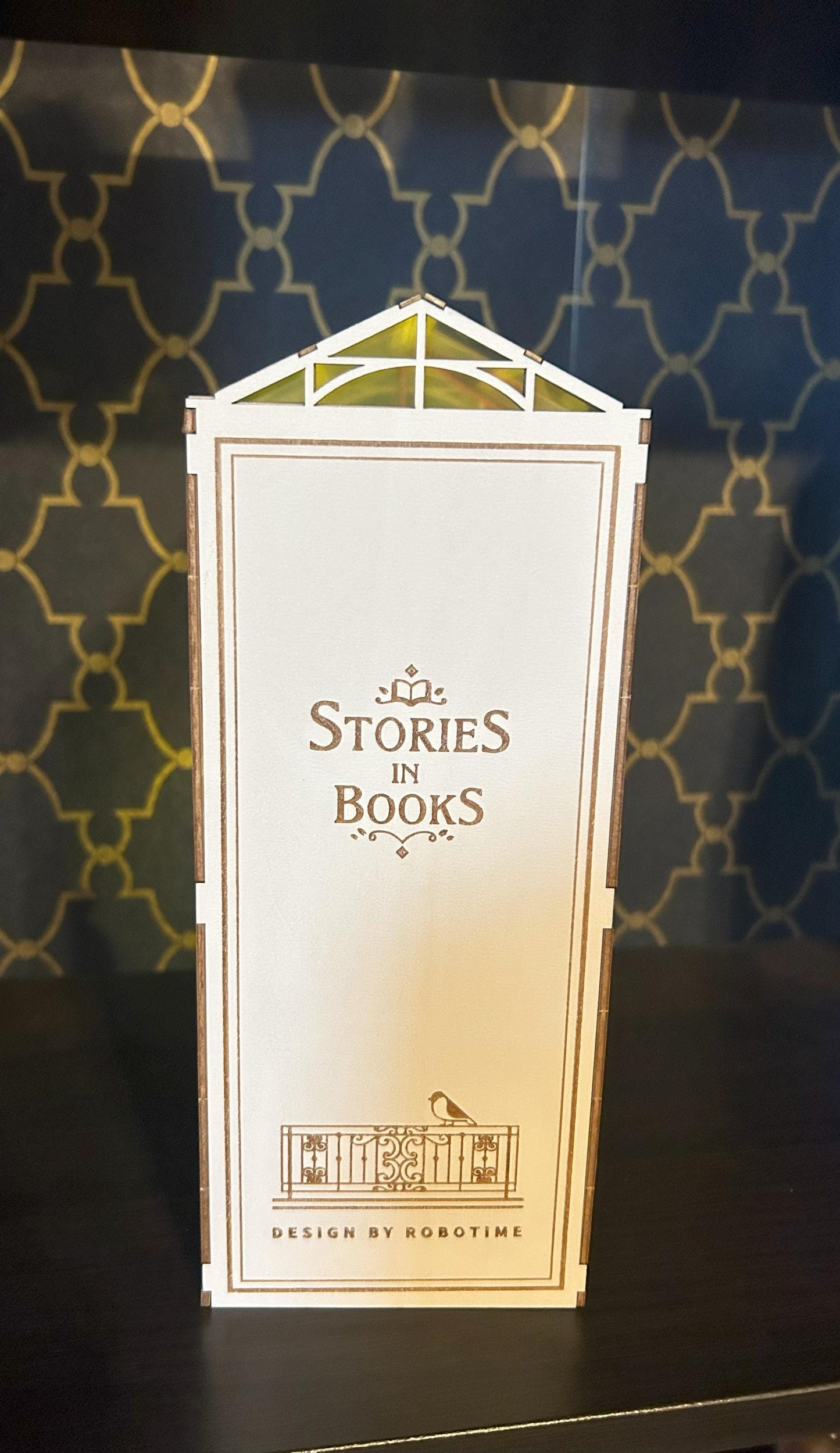 Assembled and Embellished Sunshine Town Book Nook