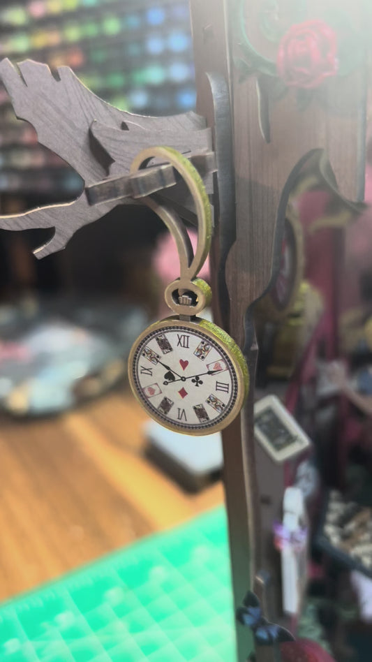 Fully Assembled and Embellished Alice In Wonderland Nook