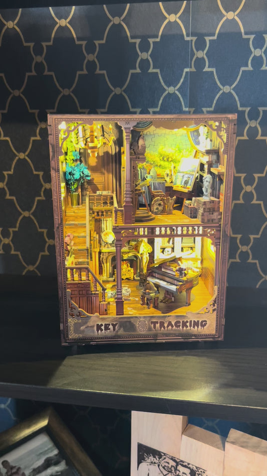 Fully Assembled and Embellished Manor House Key Mystery!